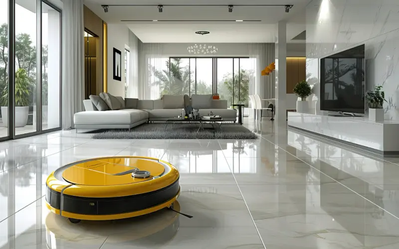 Decorative tile installation